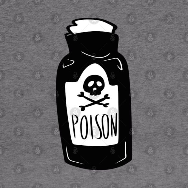 few drops of poison in cute bottle by ISFdraw